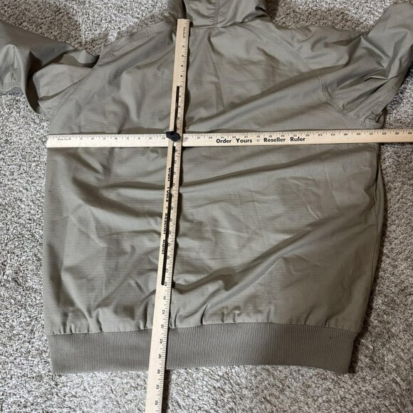 Wrangler Jacket Mens 2XL Dark Khaki Hooded Ripstop Zip YKK Workwear 3W177DK - Picture 8 of 10